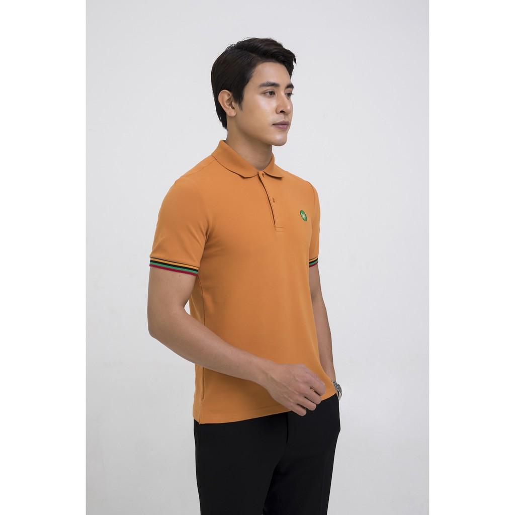 Áo thun polo nam cao cấp logo tròn chất cotton mềm mịn thấm hút mồ hôi chính hãng DARNELL DN04