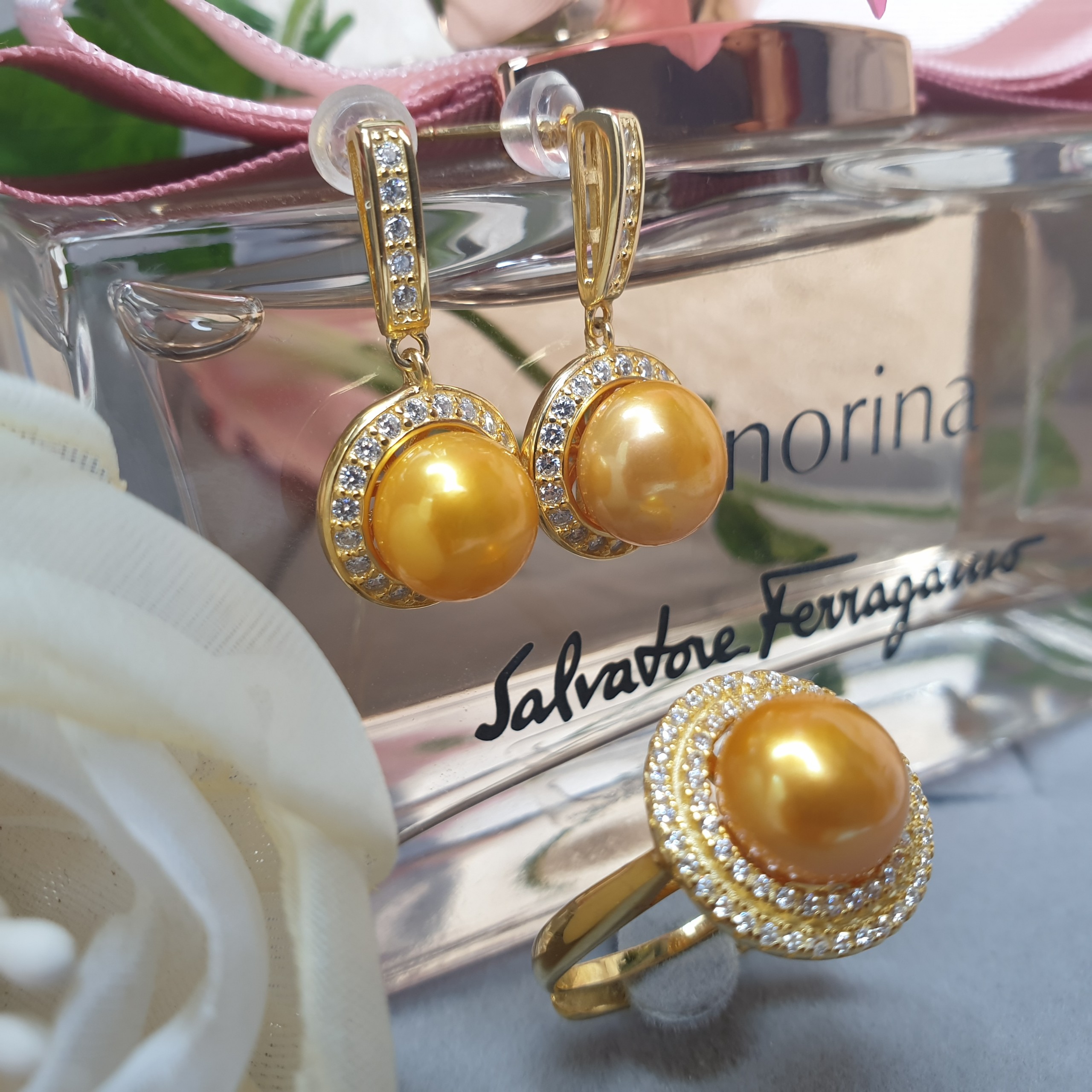 Trang Sức Dây Chuyền Ngọc Trai Cao Cấp 4M - Trang Sức Cô Tấm - PRINCESS PEARL - Bạc Ý S925 Đính Zirconia - COTAM2503 + Tặng Kèm Phụ Kiện