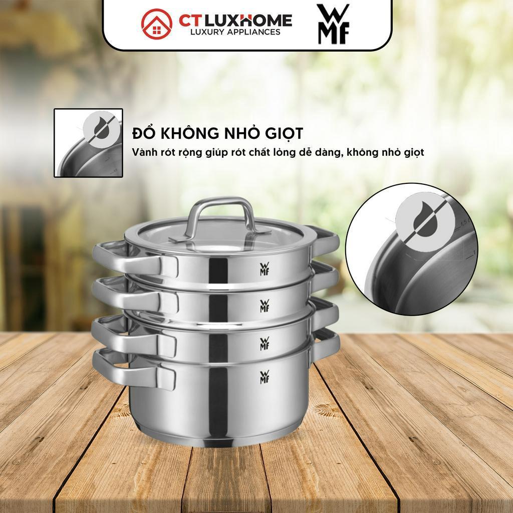 Bộ nồi 4 Món Compact Cuisine Chất Liệu Thép Cromargan Không Gỉ, Có Thể Xếp Chồng Lên Nhau 20cm - 0798046380
