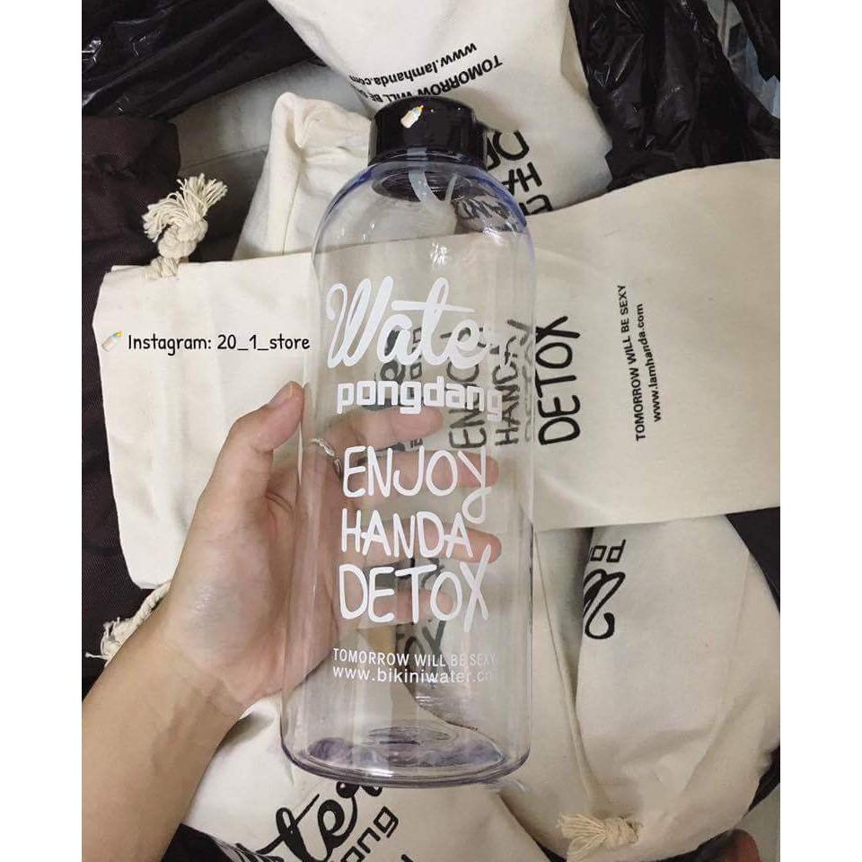 Combo 5 bình Bình nước Detox 1000ml