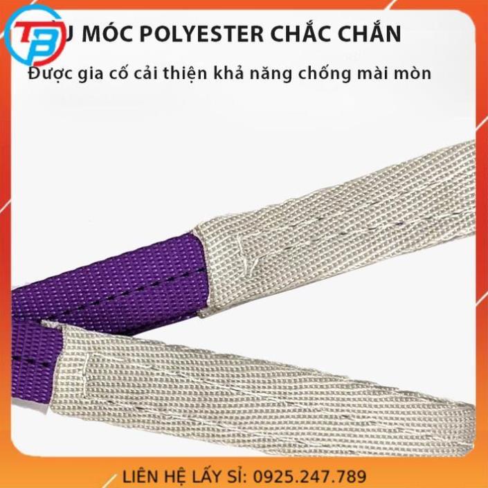 Dây Cáp Vải Cẩu Hàng - Hệ số 5:1 Loại 1 Tấn (Đủ size