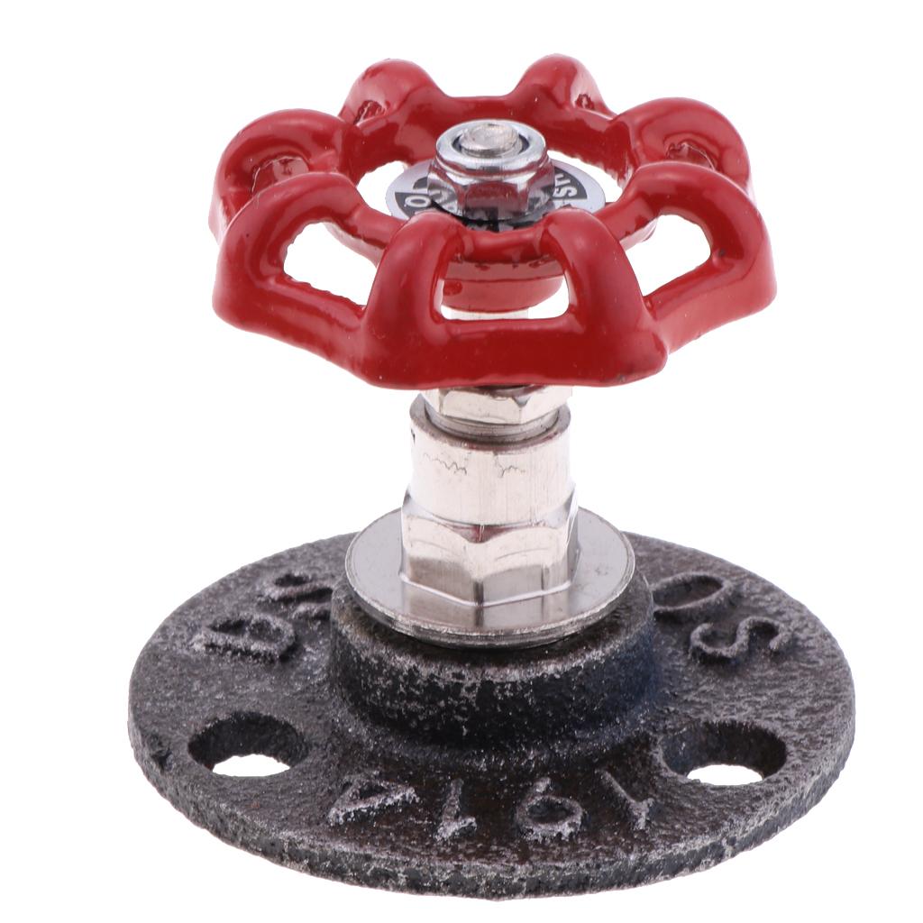 Industrial Rustic Wall Mounted Hand Wheel Hook Coat Hook Key Holder