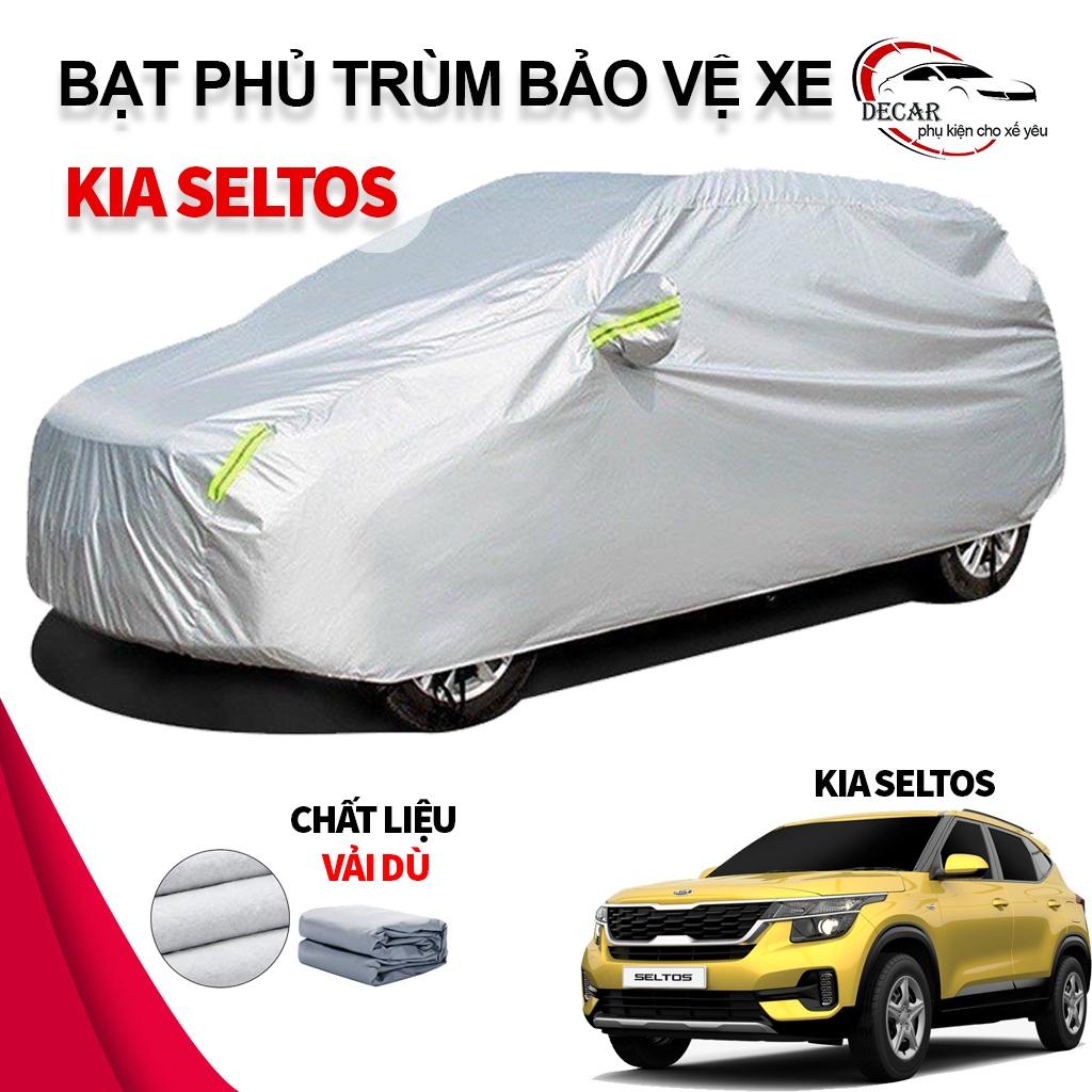 Bạt phủ xe ô tô 3 lớp thông minh, chất liệu vải dù oxford cao cấp, áo trùm bảo vệ xe Kia Seltos