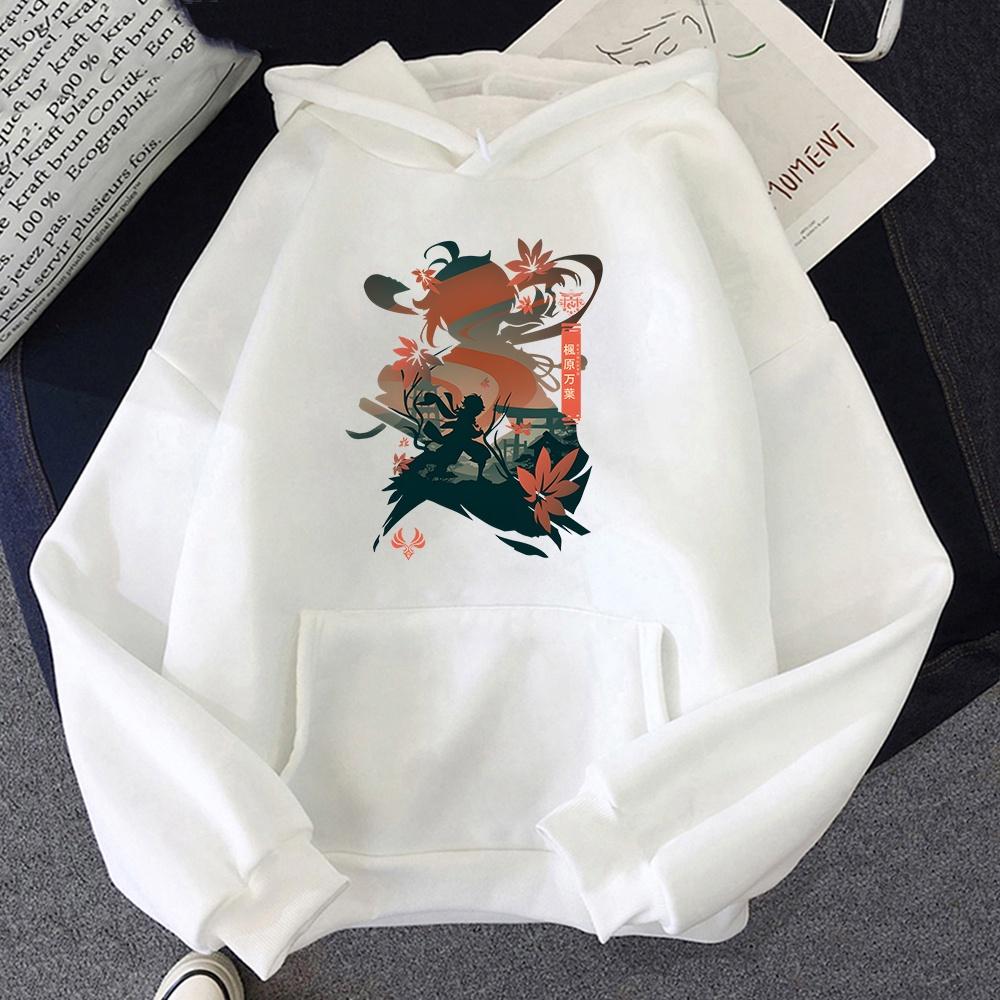 HOT Áo Hoodie In Hình Game Genshin Impact Kaedehara Kazuha Thời Trang Đường Phố Cho Nam Và Nữ