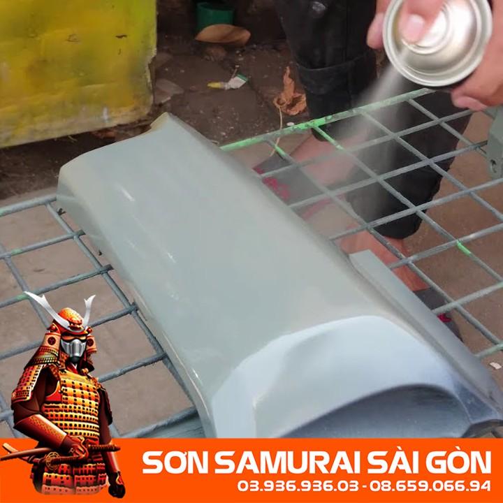 Sơn SAMURAI KUROBUSHI UCH210* SƠN LÓT (MÀU XÁM) chính hãng dành cho xe máy