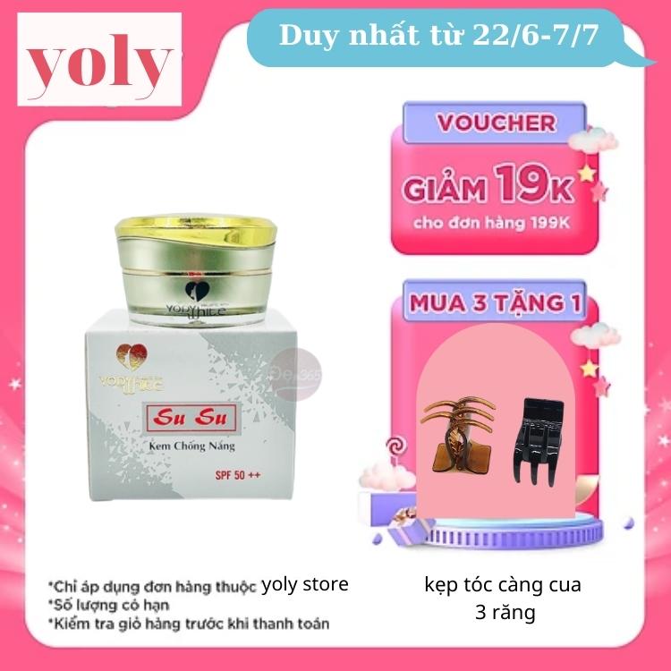 Kem chống nắng Su Su SPF 50 -  dành cho da khô Yody White Phương Anh hộp -10g