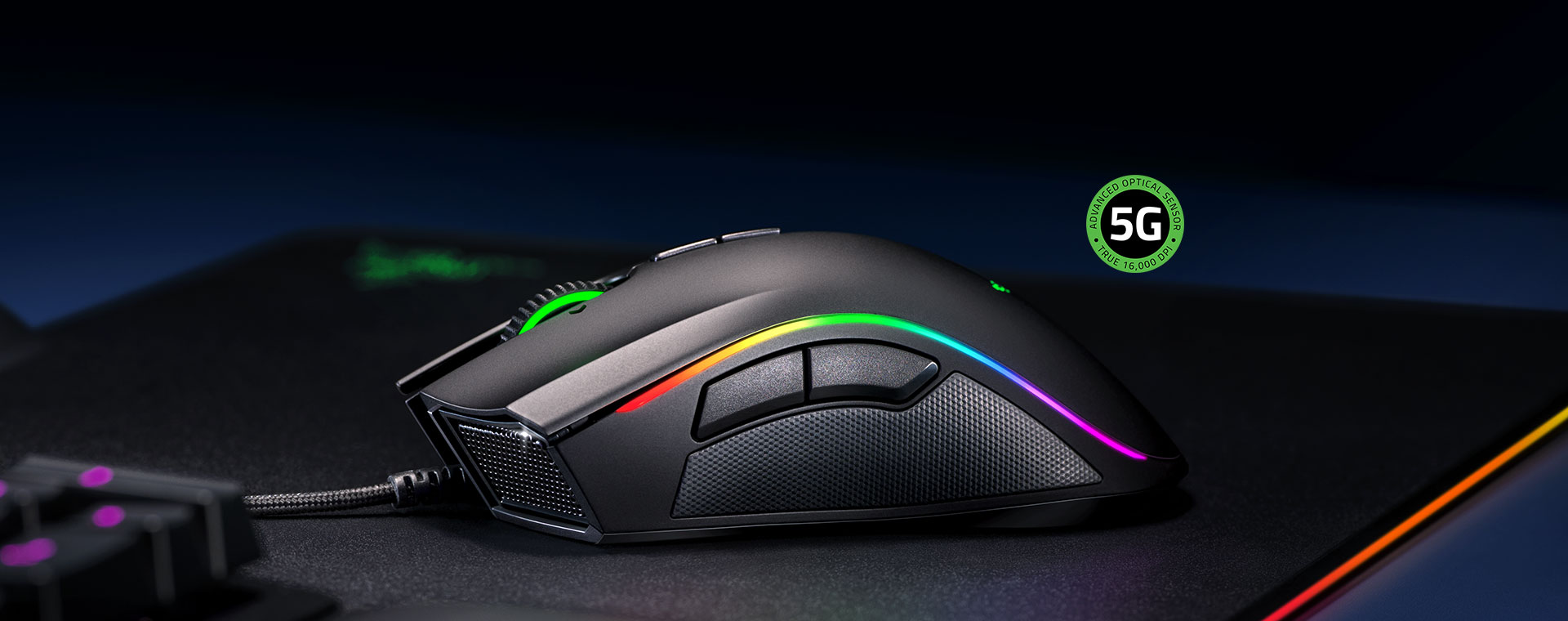 Chuột Razer Mamba Elite_RZ01-02560100-R3M1- HÀNG CHÍNH HÃNG