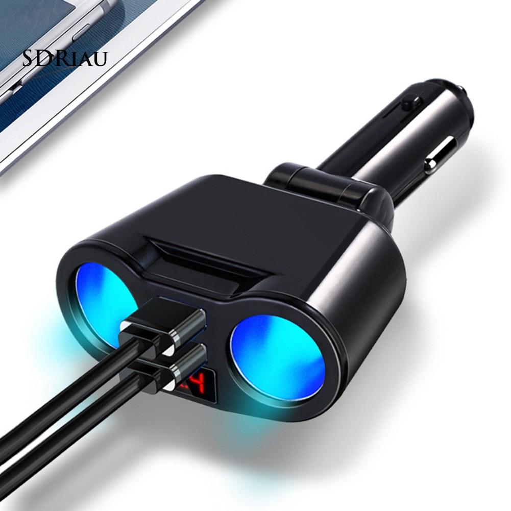 Tẩu Sạc 3 Cổng Usb 5v 3.1a Cho Xe Hơi