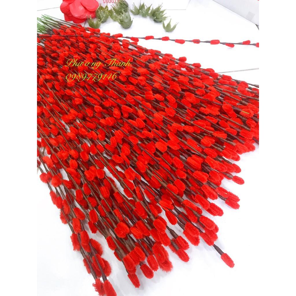 NỤ TẦM XUÂN làm sẵn bằng kẽm nhung,