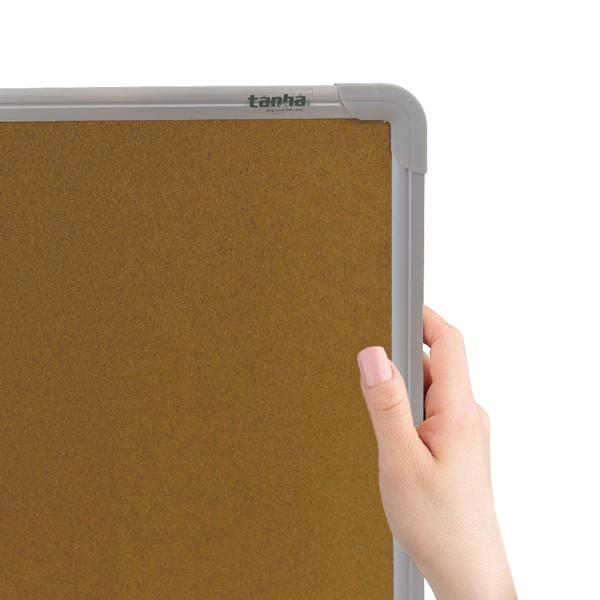 Bảng ghim lie khung nhôm Easyboard - kích thước 60x80cm, 60x100cm - tặng 1 hộp ghim