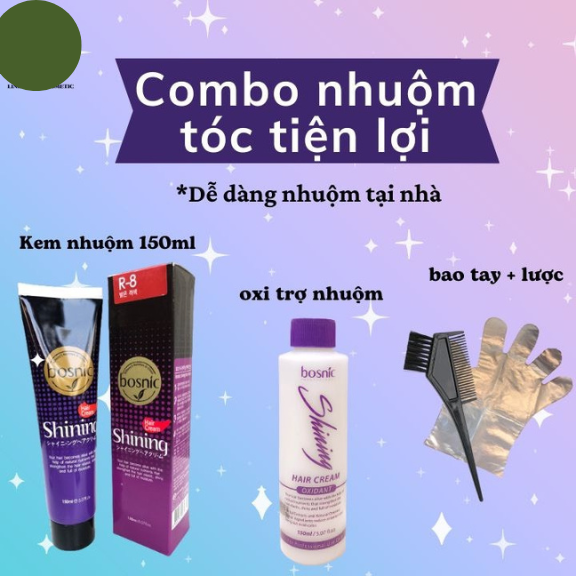 N5 - NHUỘM THẢO DƯỢC MÀU THỜI TRANG BOSNIC 150ML