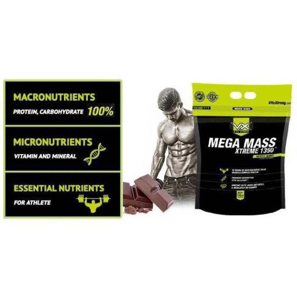 Sữa Dinh Dưỡng Tăng Cân Nhanh VitaXtrong Mega Mass 12lbs (5.6 kg)