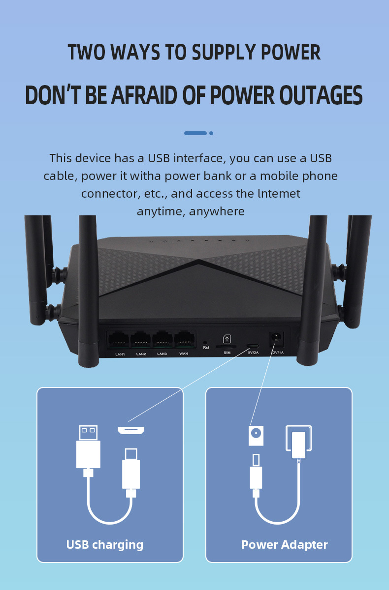 Bộ phát wifi từ sim 4G B618, bộ phát wifi 6 sâu tốc độ cao sử dụng mọi loại sim, phủ sóng rộng ,ổn định - Hàng chính hãng/ Hàng nhập khẩu