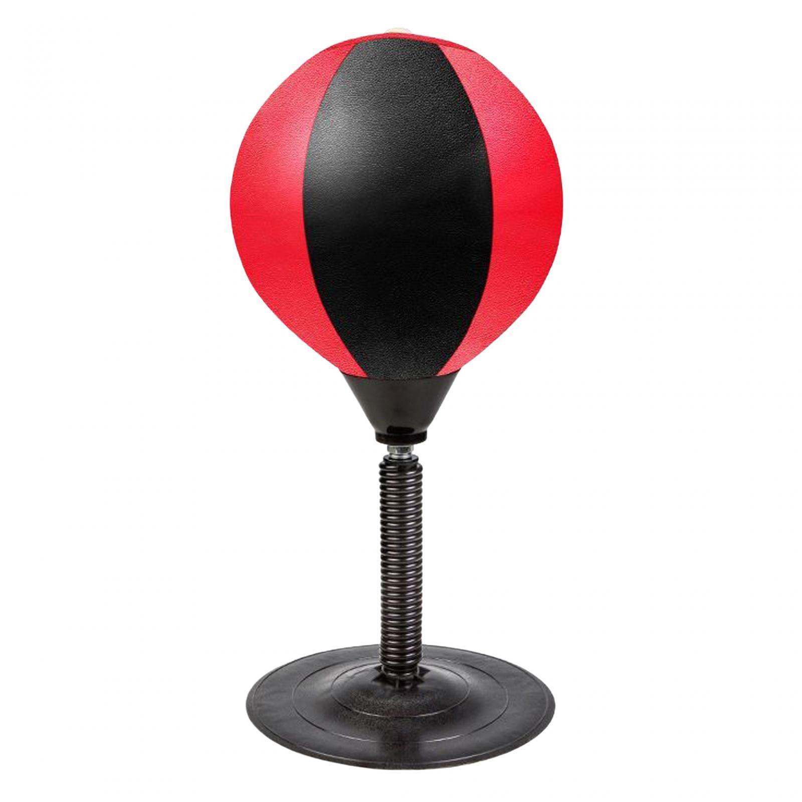 Desktop Punch Bag,Speed Punching Ball with Pump Adult Sport Boxing Training Desktop Punch Free Standing Boxing Suction Base Spring