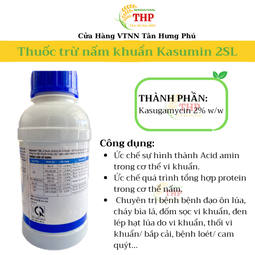 Thuốc Trừ bệnh Kasumin 2SL | Chai 425ml