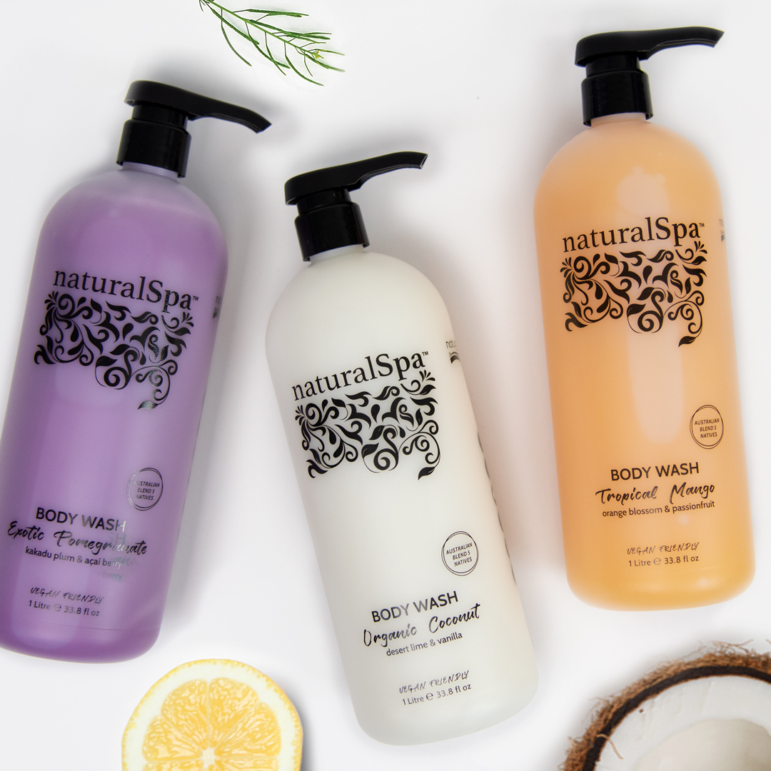 Sữa tắm dưỡng thể trẻ hóa làn da, tăng cường năng lượng - naturalSpa Exotic Pomegranate Body Wash