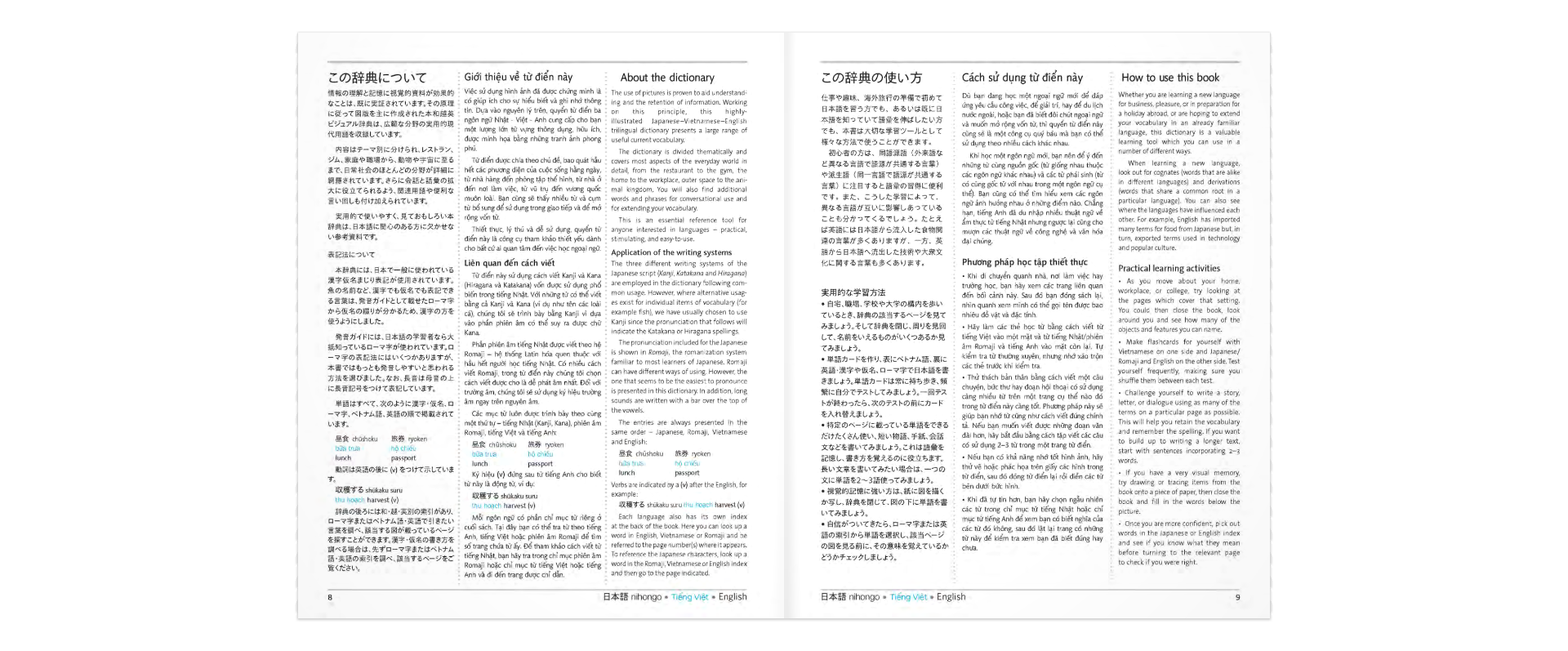 DK Trilingual Visual Dictionary – Japanese-Vietnamese-English
