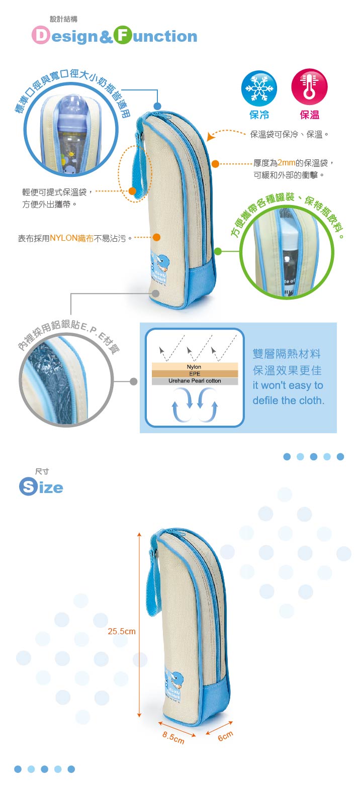 TÚI GIỮ NHIỆT Ủ ẤM BÌNH SỮA CHO BÉ KUKU
