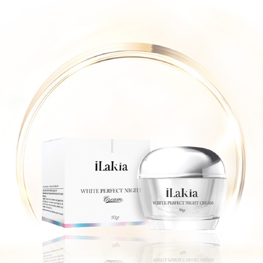 iLakia - Kem Dưỡng Face Tổ Yến WHITE PERFRCT NIGHT CREAM Trắng Hồng Tự Nhiên - Ban Đêm - 30g KOREA