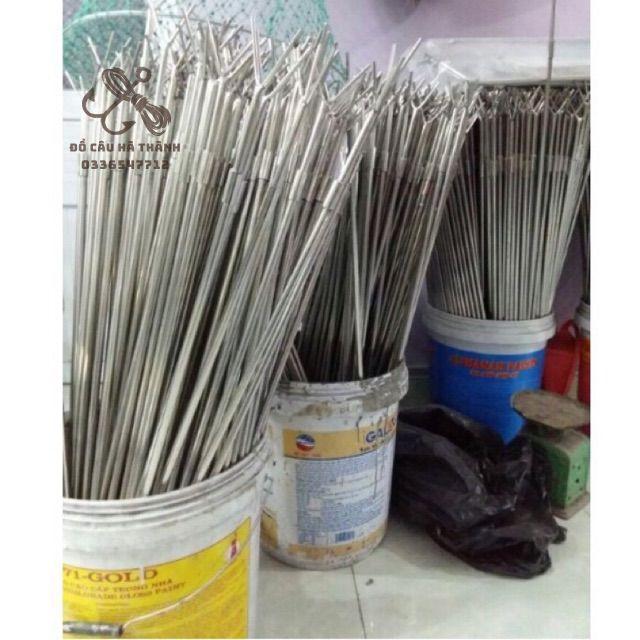 Chống cần câu cá chữ y 1m5 chống cần inox chống cần bọc đầu nhựa