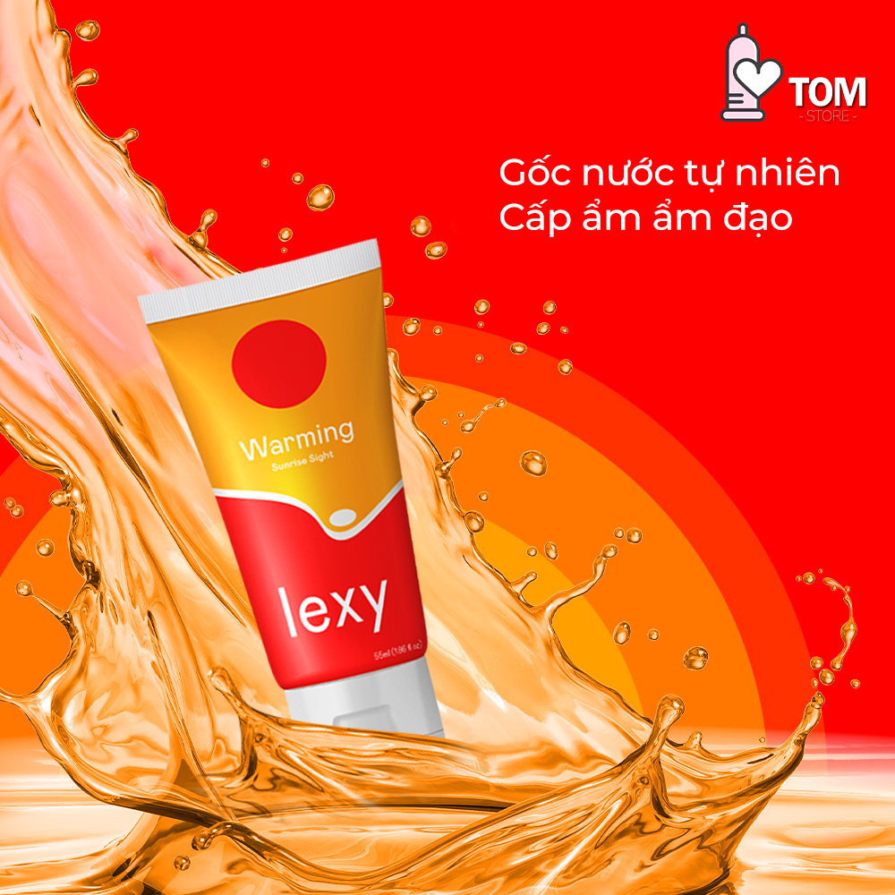 Gel bôi trơn ấm nóng - Lexy Warming - Chai 55ml