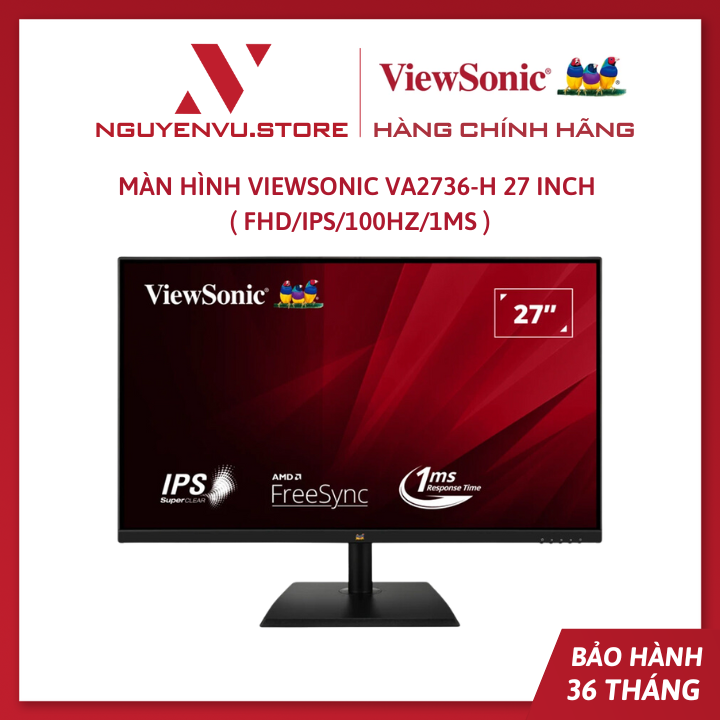 Màn Hình ViewSonic VA2736-H 27 inch ( FHD/IPS/100Hz/1ms ) - Hàng Chính Hãng