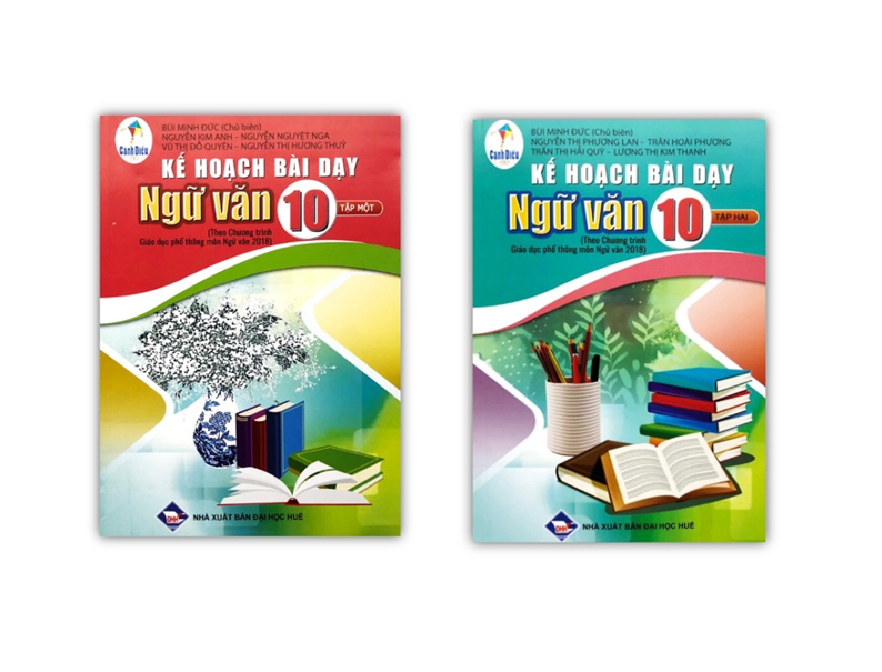 Sách - Combo Kế hoạch bài dạy Ngữ Văn 10 - Tập 1 + 2 (Cánh diều)