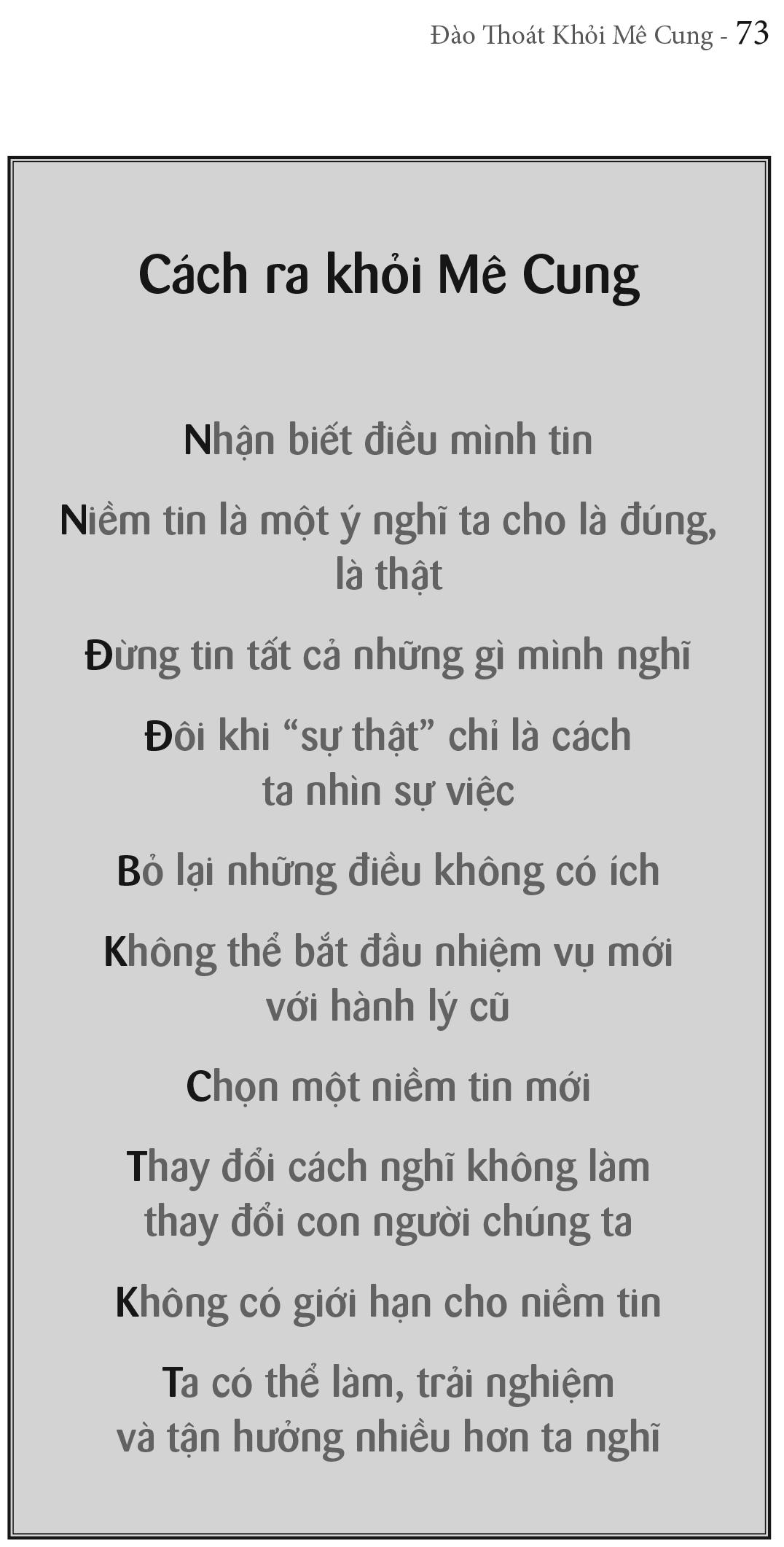 Out Of The Maze - Đào Thoát Khỏi Mê Cung
