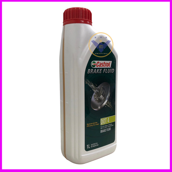 Dầu phanh, dầu thắng xe ô tô cao cấp Castrol brake Fluid Dot 4 Lon 1L