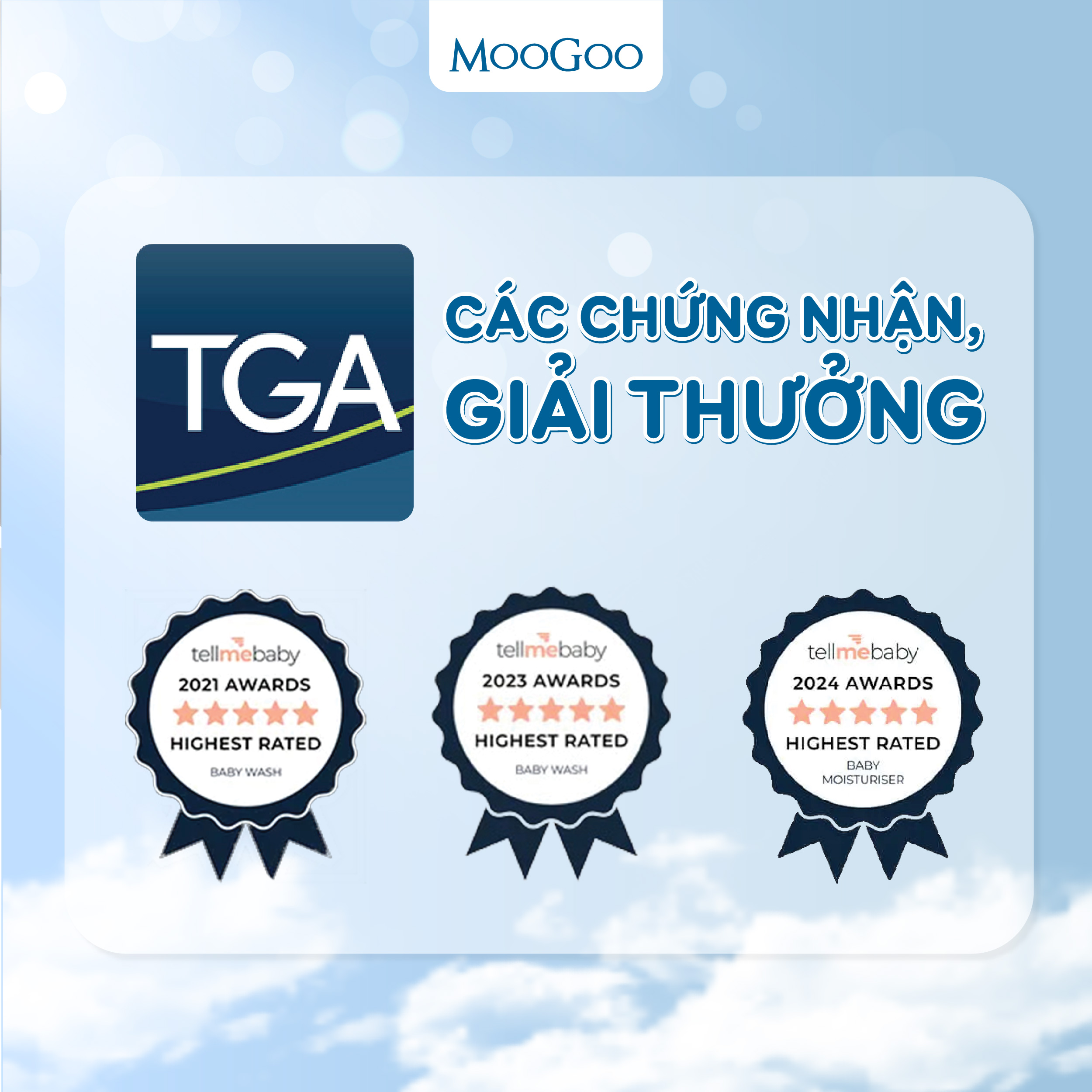 Sữa Tắm Gội Tự Nhiên Từ Cám Gạo Tạo Bọt Cho Bé 2 Trong 1 - MooGoo