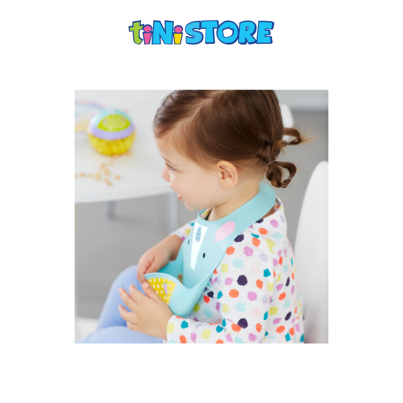 tiNiStore-Yếm ăn dặm silicone Zoo Skip Hop - Unicorn 232204