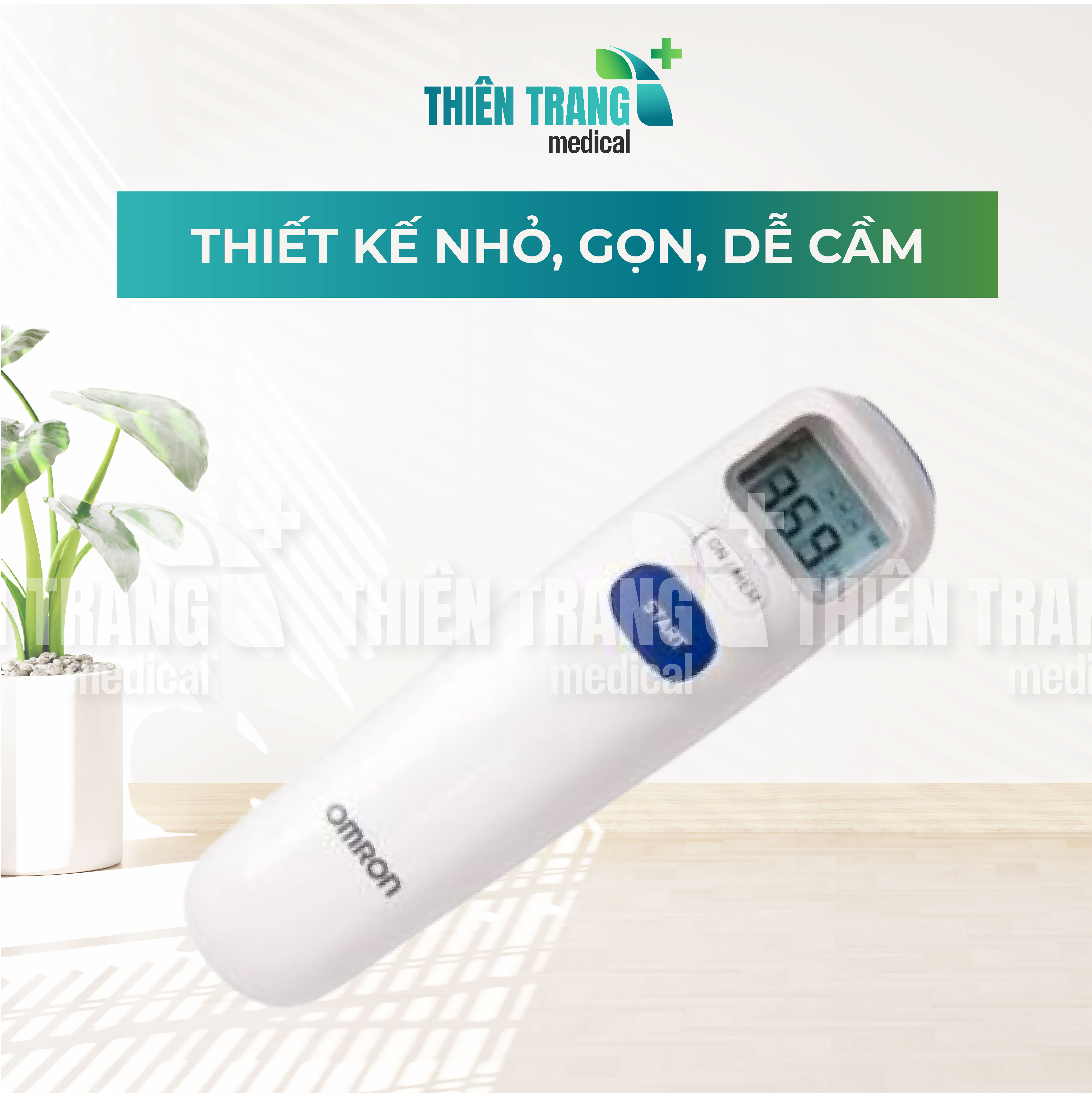 NHIỆT KẾ ĐO TRÁN OMRON MC-720 Thiên Trang Medical