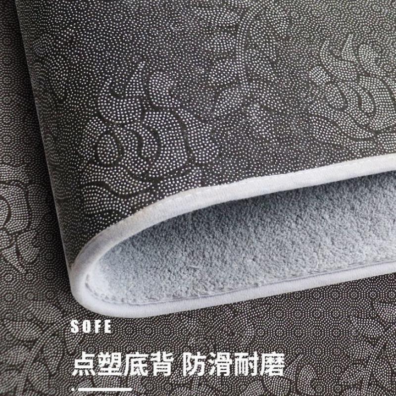 Thảm Lông Trải Sàn Phong Cách Nhật Bản Sang Trọng Cho Phòng Ngủ/Phòng Khách