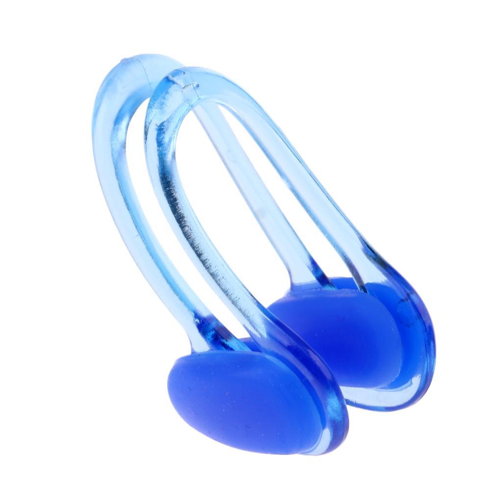 Men Women Soft Silicone Swim Swimming Nose Clip With Storage Case