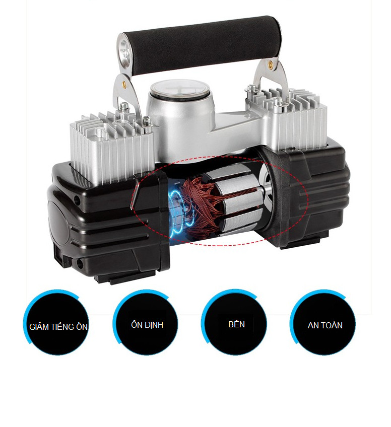 Bơm công suất lớn 280W 2 xi lanh