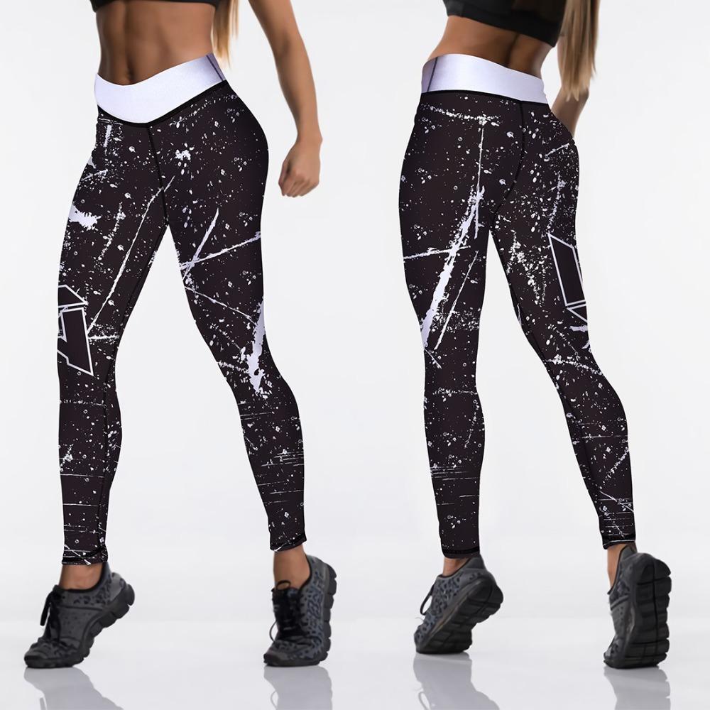 Áo Tập Yoga Co Giãn In Áo Thể Thao Tập Gym Tập Luyện Thể Dục Quần Áo Bé Gái Quần Legging Nữ Bắp Chân-Chiều Dài Chạy Legging Plus Kích Thước