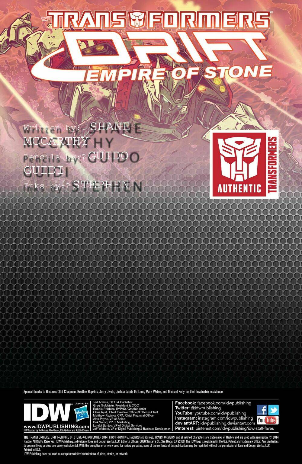 the transformers: drift - empire of stone chapter 1 2