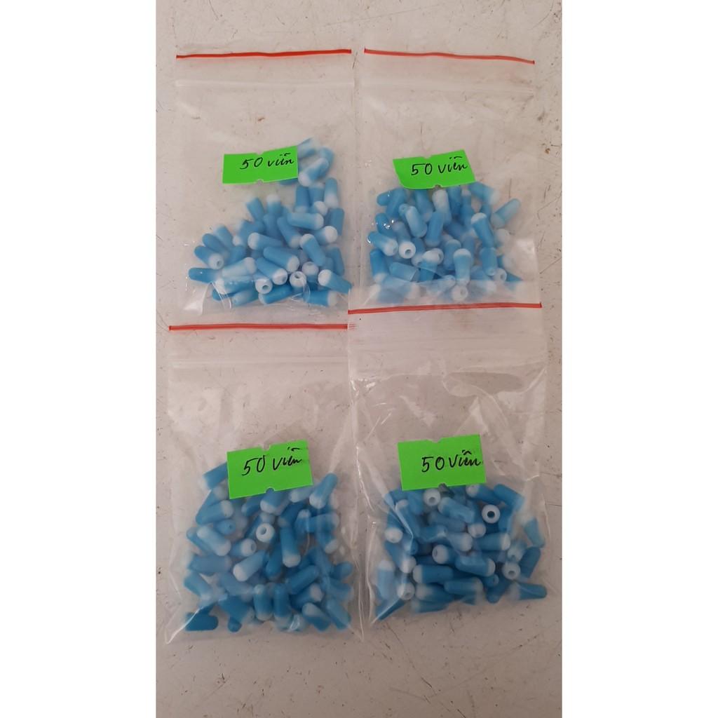 Hạt chống sốc dạng trong câu cá 1 túi 50 hạt và 5 túi 10 hạt