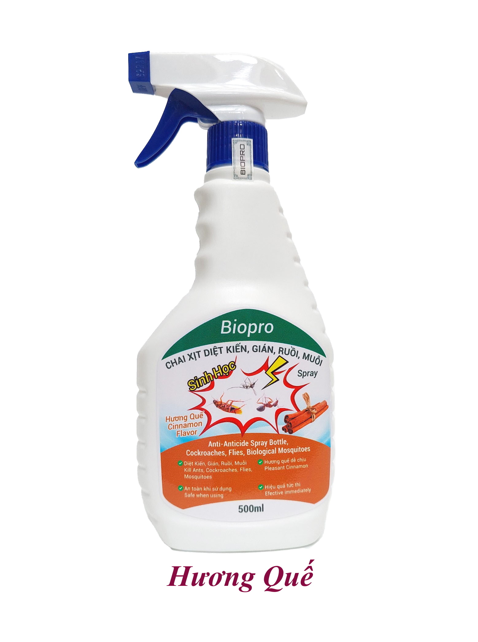 Chai dạng xịt 500ml. Thuốc Diệt kiến Diệt gián Diệt ruồi Diệt muỗi Sinh học Biopro an toàn hiệu quả Nhiều hương lựa chọn
