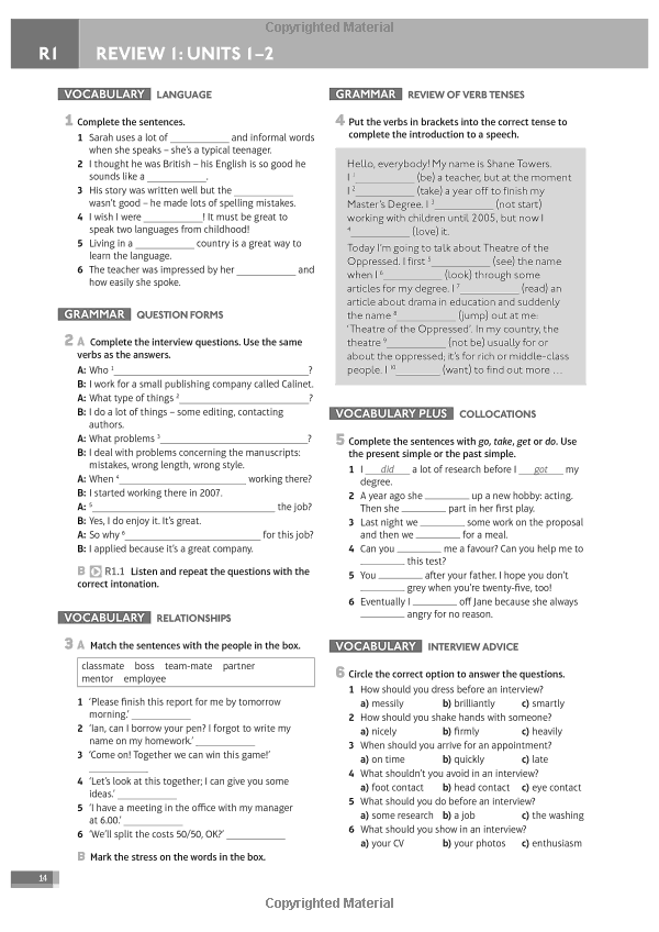 Speakout Intermediate 2nd Edition Workbook With Key