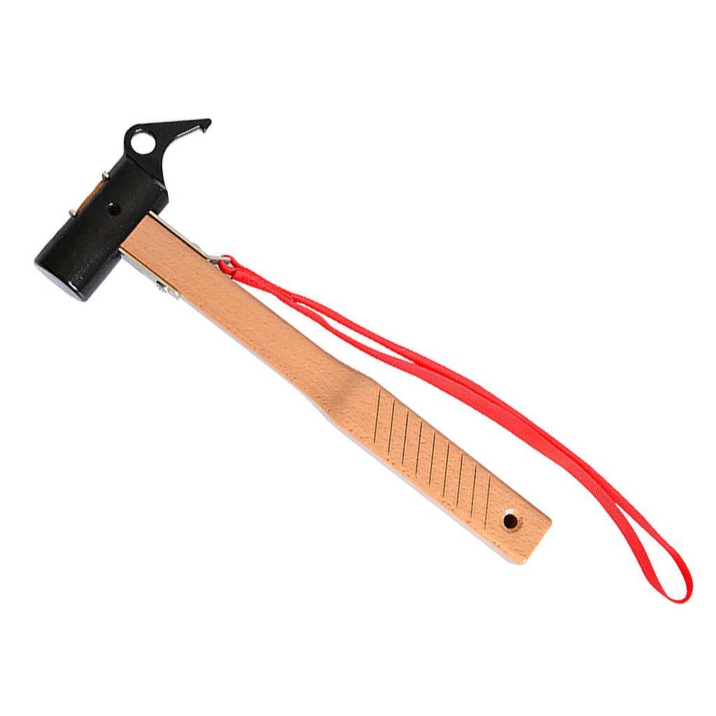 Outdoor Camping Tent Hammer Metal Awning Tent Nails Puller Stake Remover