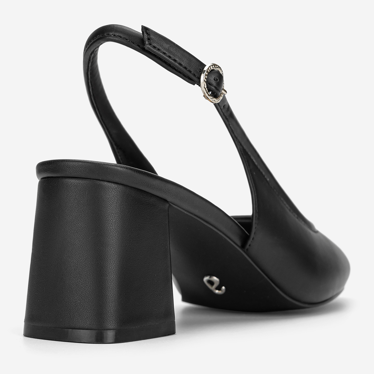 Vascara Giày Slingback Block Heel Mũi Tròn - BMN 0719