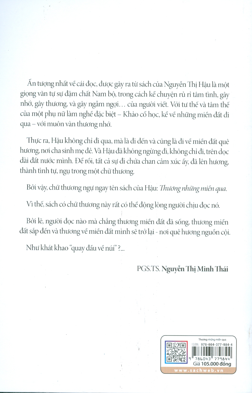 Thương Những Miền Qua - Nguyễn Thị Hậu -