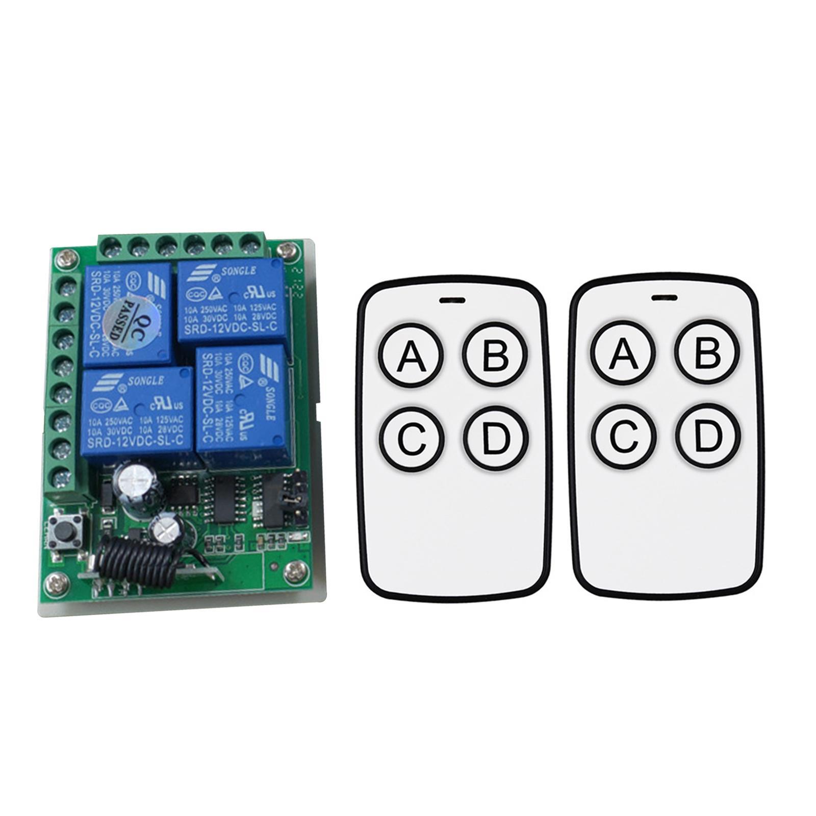 Switch Receiver Remote Switch for Use for Electric Doors Garage Doors Lights