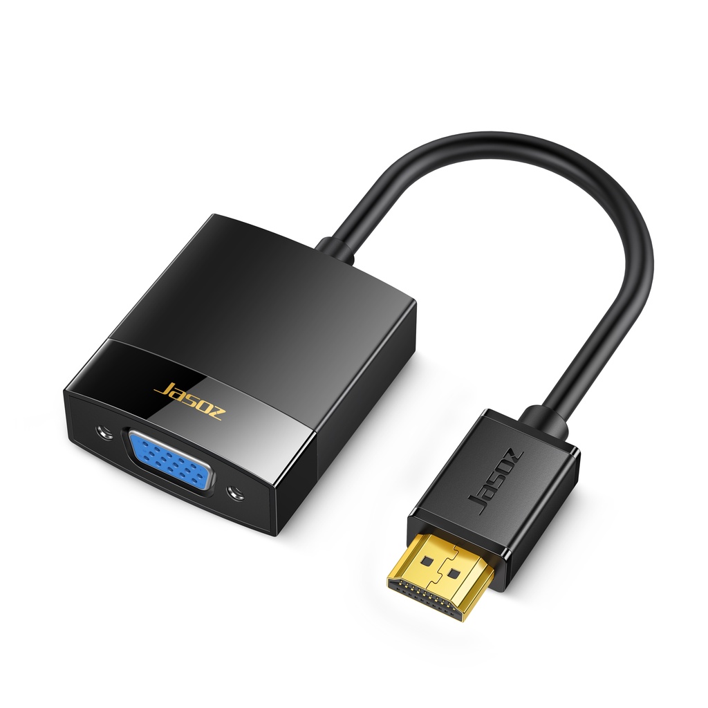 Cáp Chuyển HDMI To VGA Jasoz T-G102 Có Audio - Hàng Chính Hãng