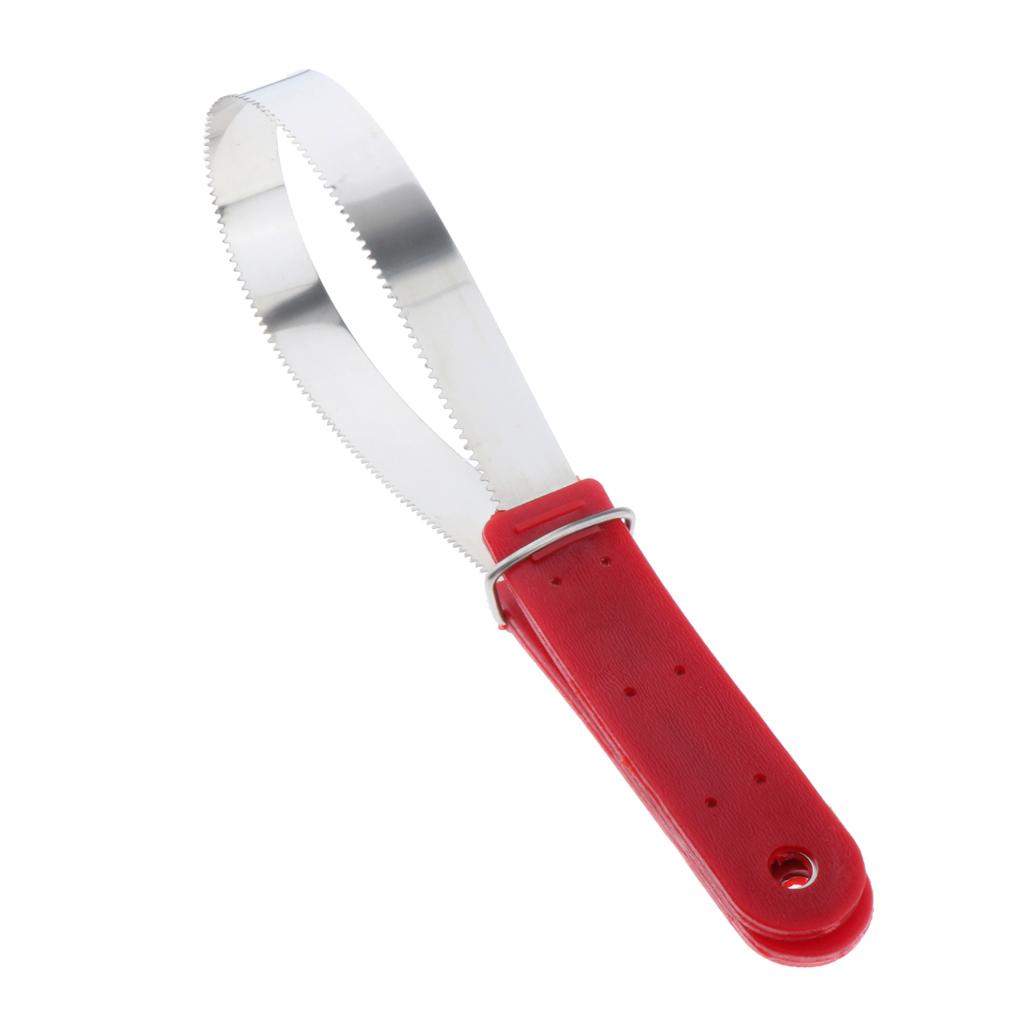 Stainless Steel Animal Equine Sweat Scraper Shedding Blade Random Color