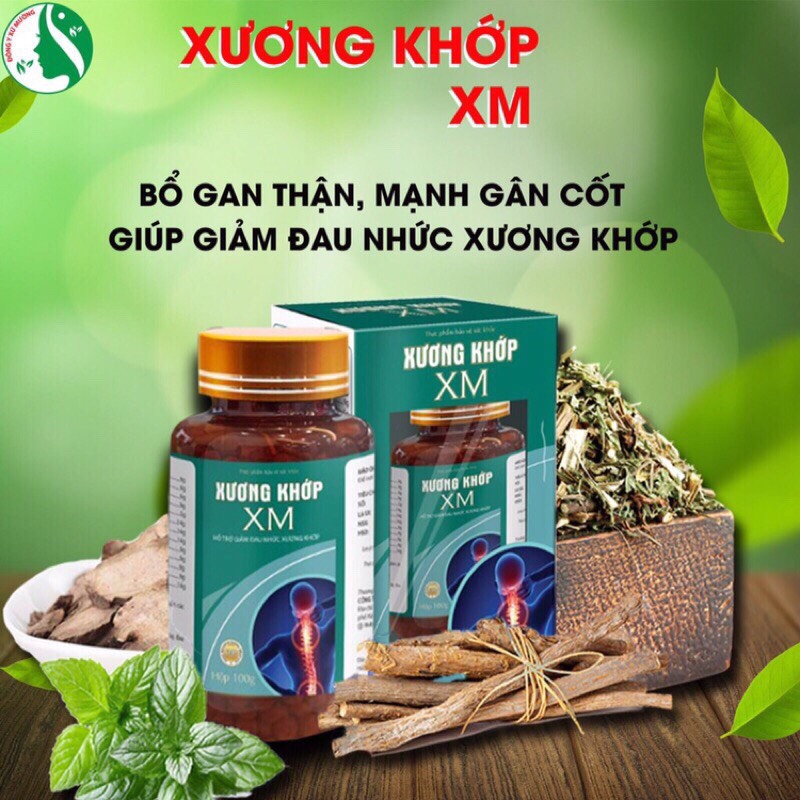 Xương Khớp XM Hỗ Trợ Giảm Đau Nhức Xương Khớp , Thoái Hoá Khớp, Đau Mỏi Vai Gáy Tặng Kèm Cao Xoa Bóp XM