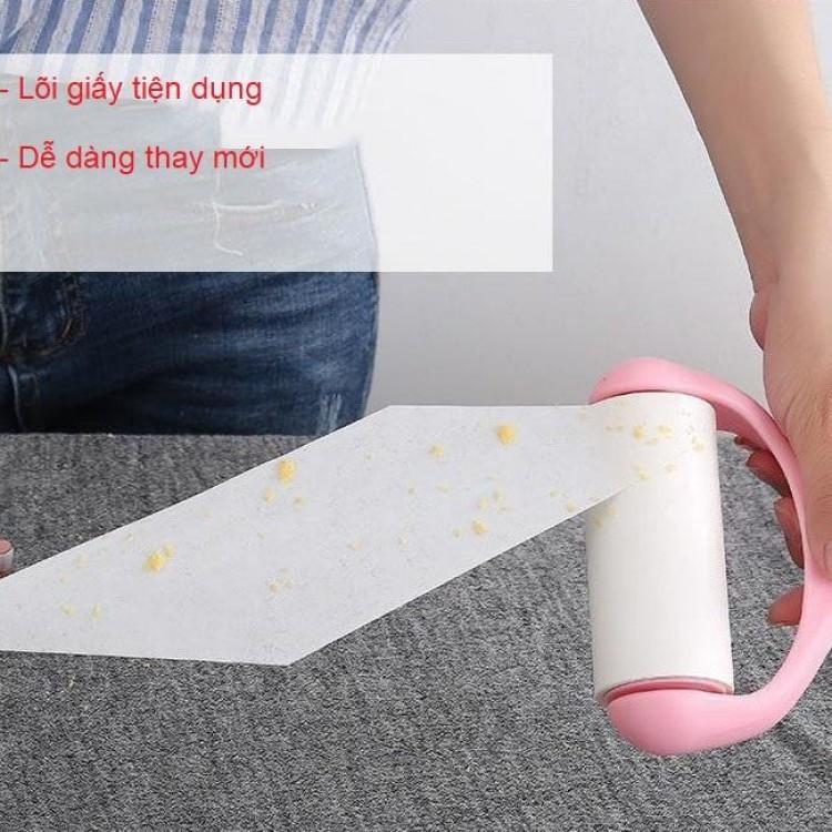 Cây lăn bụi quần áo tặng kèm 2 lõi thay thế tiện lợi