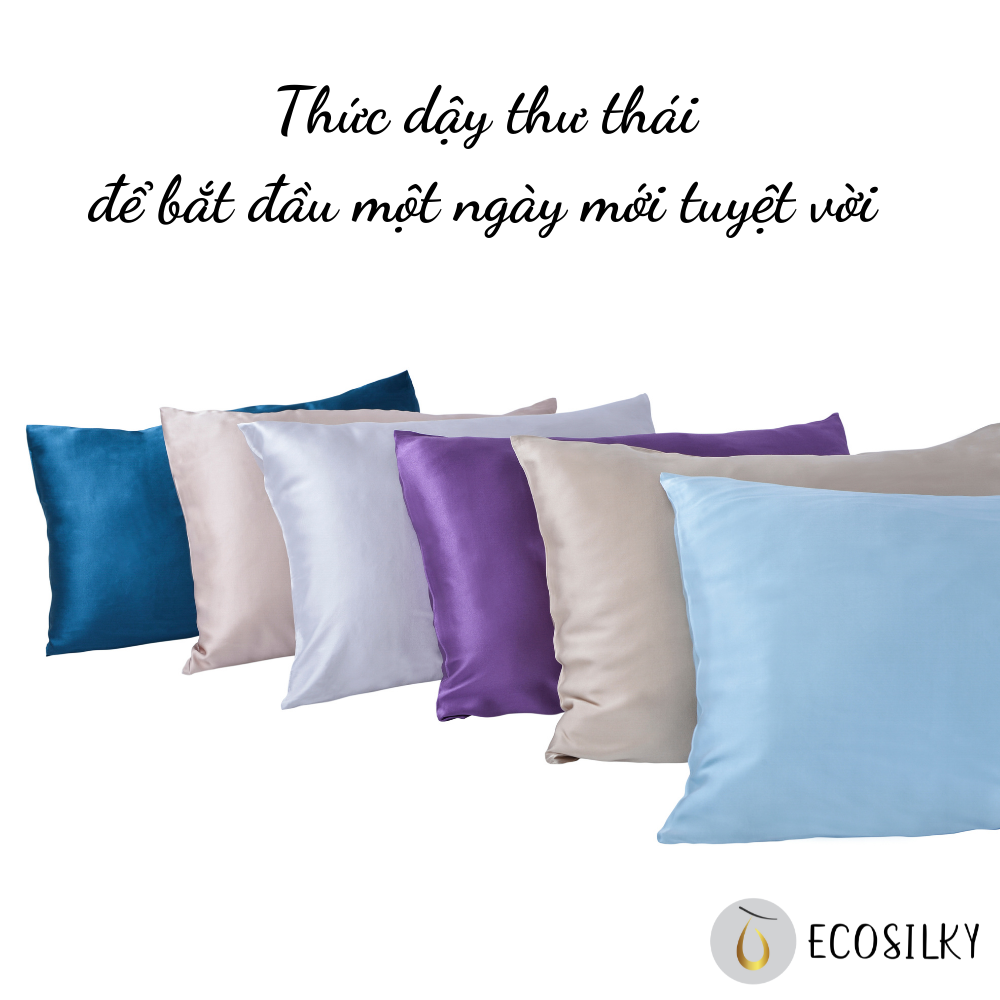 Vỏ Gối Lụa Satin Cao Cấp 51x66cm, 51x76cm Chất Liệu Tự Nhiên, Mềm Mượt, Sang Trọng