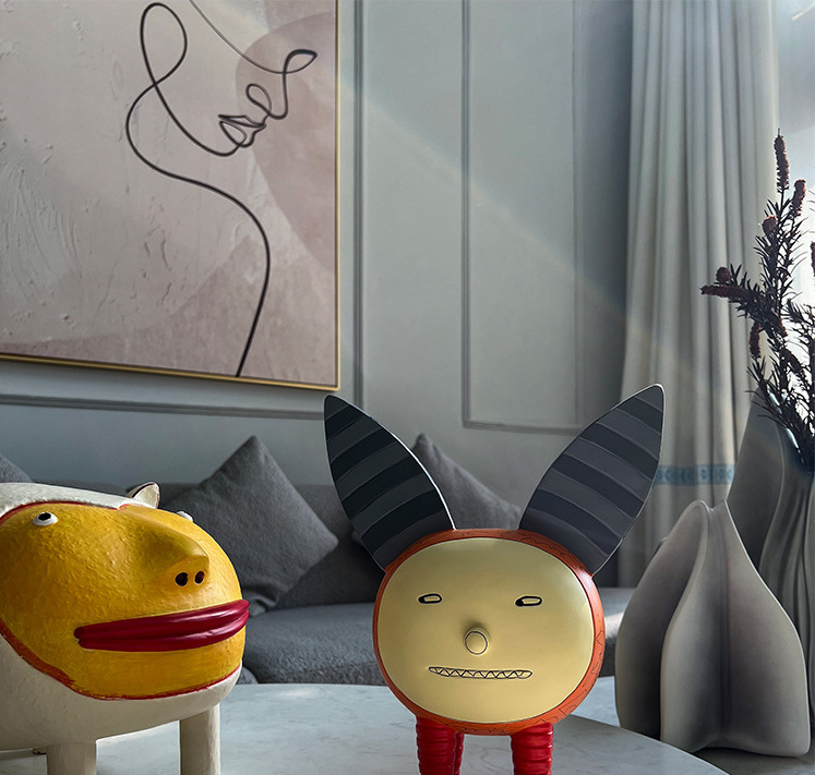 Tượng Monster Décor Trừu Tượng